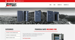 Desktop Screenshot of peninsulasafesdirect.co.za